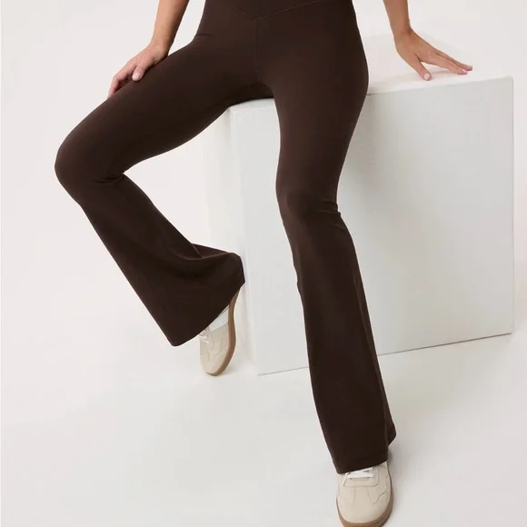 Aerie Chocolate Brown Leggings Set - Picture 2 of 2